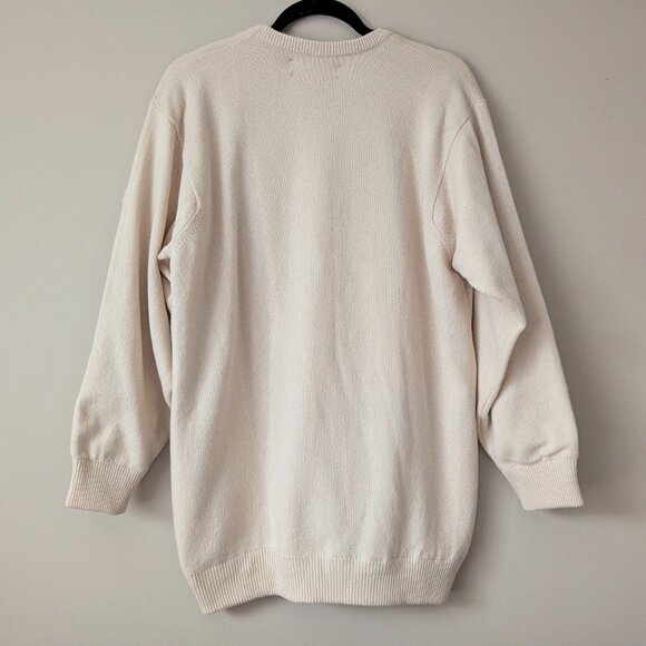 Lyle & Scott Mens XL Performance Wool Sweater with Gore-XCR Lining Scotland Vtg - Picture 2 of 7